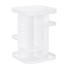 Adjustable Spinning Cosmetic Organizer, Premium Durable Rotating Cosmetic Stand Box, Makeup Display Rack For Dresser, Bathroom